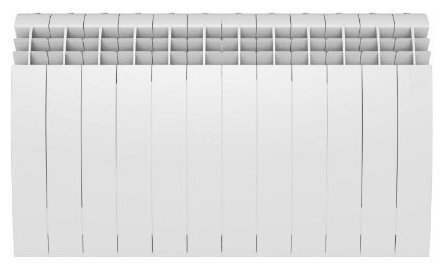 Радиатор BiLiner 500 12 секций Bianco Traffico боковое подключение биметалл цвет белый. Надежный отопительный прибор способствует максимальной теп
