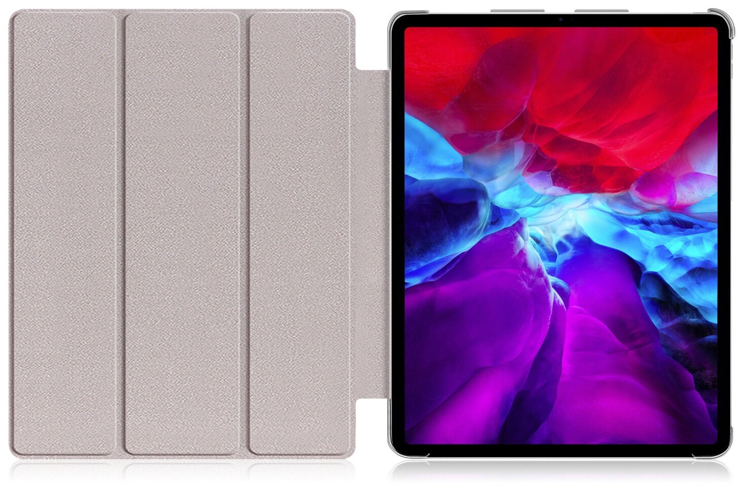 Чехол-обложка футляр MyPads для Apple iPad Pro 129 2020/ 2021 (MHNF3 /K3 /Q3) (MHR83 /43 /E3) (MXFA2 MY2J2 MXAU2) тонкий с магнитной застежкой н