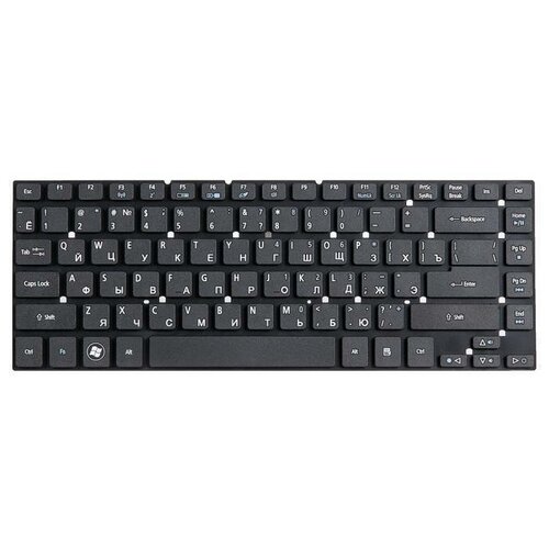 клавиатура для ноутбука acer aspire es1 132 черная без рамки Клавиатура для ноутбука Acer Aspire 3830, 3830G, 3830T, 3830TG, 4830, 4830G, 4830T, 4830TG, 4755