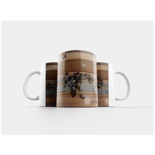 фото Кружка "пчелы, медоносных пчел, ирокез пчелы" 320 мл lotsprints