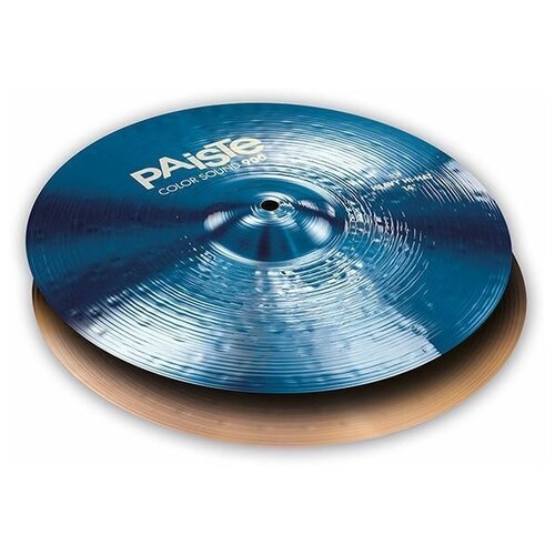 фото 0001933414 color sound 900 blue heavy hi-hat две тарелки 14", paiste