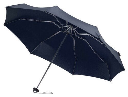 Мини-зонт Knirps, механика, 5 сложений, купол 95 см., 8 спиц, чехол в комплекте, для мужчин, синий
