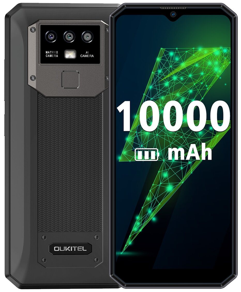 Смартфон Oukitel K15 Plus 32Gb 4Gb черный 3G 4G 2Sim 6.52" IPS 720x1600 And10 13Mpix 802.11 a/b/g/n/