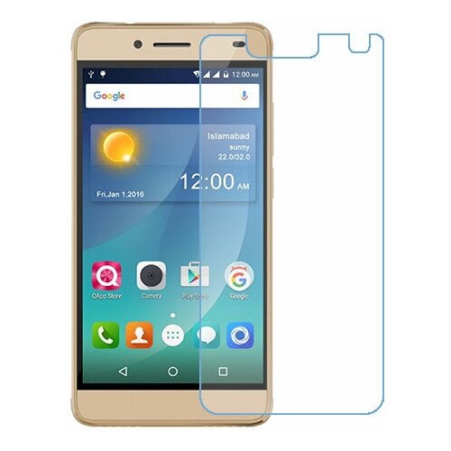 QMobile Noir S4 защитный экран из нано стекла 9H одна штука