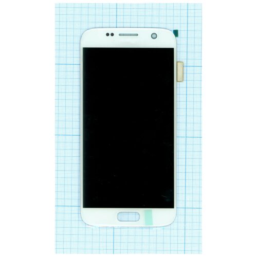 Дисплей для Samsung Galaxy S7 SM-G930F белый смартфон sony g3112 xperia xa1 black графитовый черный