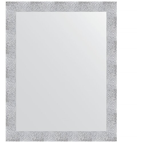Зеркало в багетной раме EVOFORM BY 3658, чеканка белая 70 mm (76x96 cm)