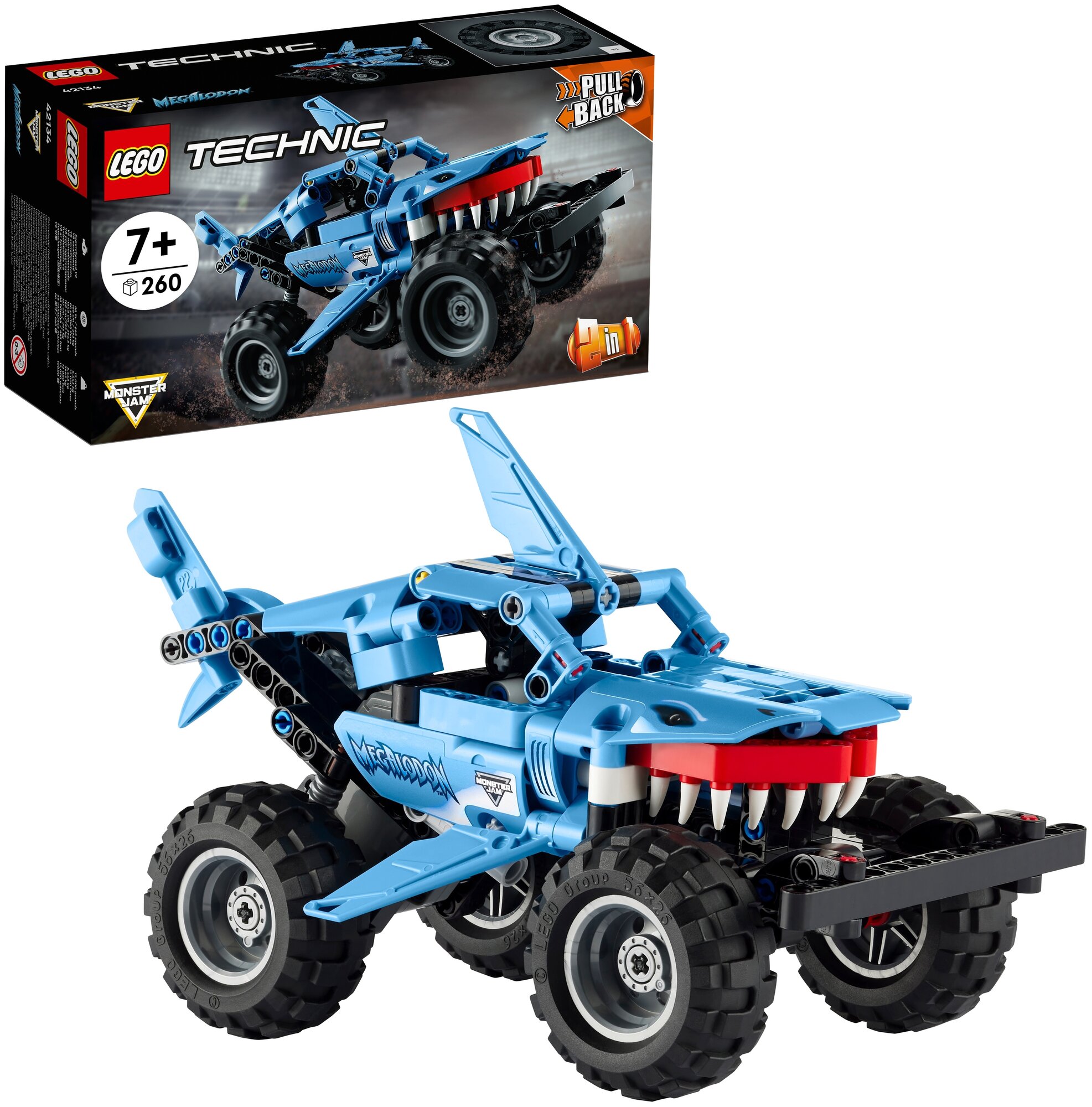 Конструктор LEGO Technic 42134 Monster Jam Megalodon, 260 дет. - фотография № 3