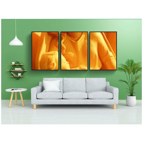 фото Набор модулных постеров для интерьера "мария, иисус, статуя" 60x90 см. в тубусе, без рамки lotsprints