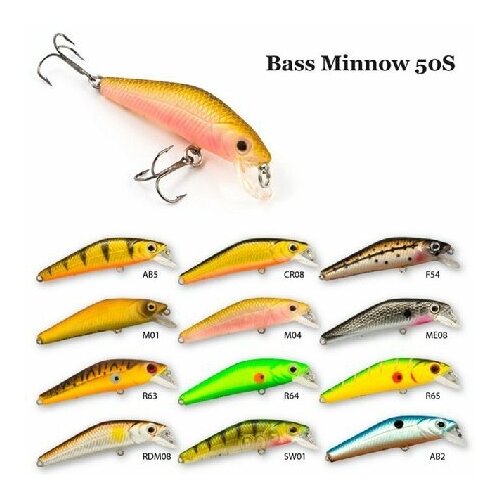 Raiden Воблер RAIDEN BASS MINNOW (Длина (мм) 50; Вес (гр.) 3 / M04)