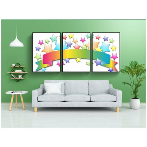 фото Набор модулных постеров для интерьера "событие, маркетинг, реклама" 60x90 см. в тубусе, без рамки lotsprints