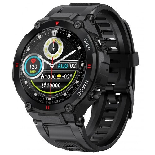 Умные часы LEMFO K22 черные для мужчин 399000₽