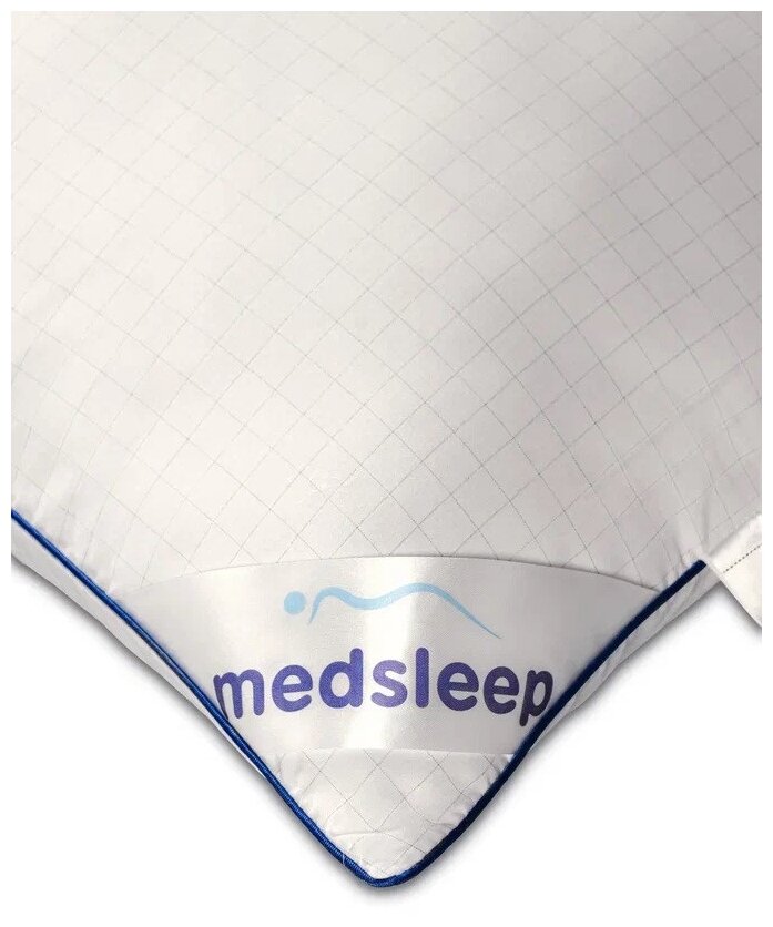 Подушка детская 40х60 лебяжий пух для сна анатомическая - фотография № 13