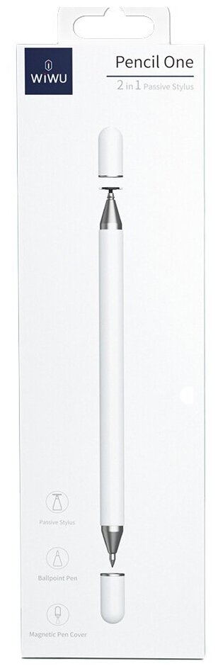 Универсальный стилус для планшета / телефона Wiwu Pencil One (White)