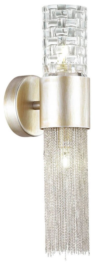 Настенный светильник Odeon Light Perla 4631/2W, G9, 10 Вт, кол-во ламп: 2 шт., серебристый