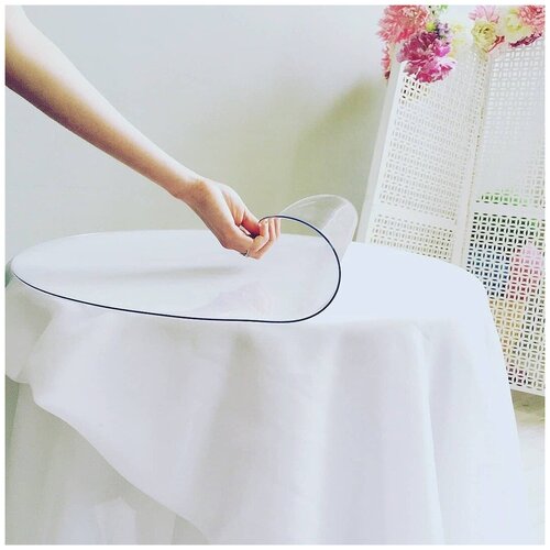 Рифленое гибкое стекло, толщина 2мм, размер 80*130см