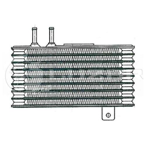фото Luzar loc1197 радиатор масл. для а/м mitsubishi lancer x 07- loc 1197