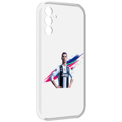 Чехол MyPads fifa-Криштиану-Роналду мужской для Samsung Galaxy M13 задняя-панель-накладка-бампер