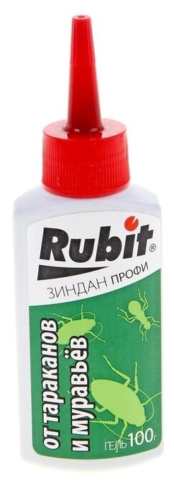 Средство от тараканов и муравьев Rubit зиндан гель профи 100 г./В упаковке шт: 2