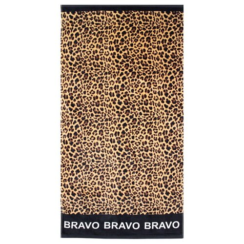 фото Махровое полотенце вт шкура м1169_07 l 70*140 кор bravo