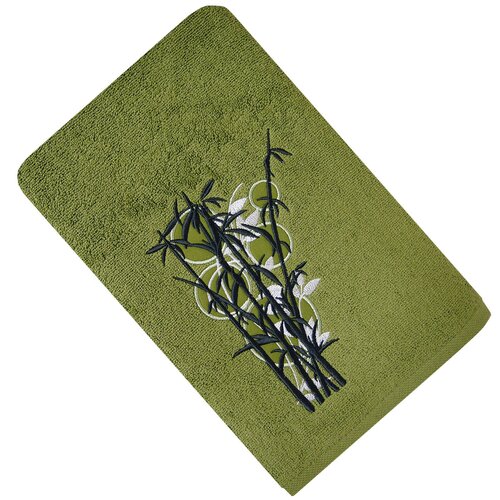 фото Полотенце макао зеленое хлопок 100%, 50х90, зеленый tana