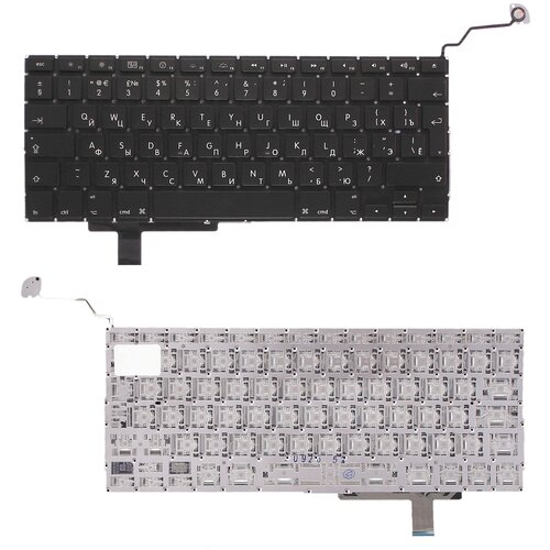 клавиатура для ноутбука msi cr400 черная большой enter Клавиатура для ноутбука Macbook A1297 черная, большой Enter
