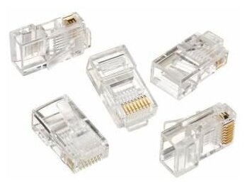 Коннекторы RJ45, Cat5e 8P8C, 50 штук в пакете | ORIENT C88-50