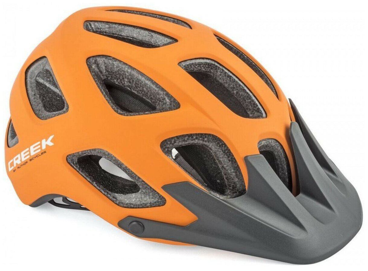 Спортивный шлем CREEK HST 161 17 вентиляционных отверстий ABS HARD SHELL/EPS мат. цвет оранжевый-черный размер 57-60см (10) AUTHOR (8-9001491)
