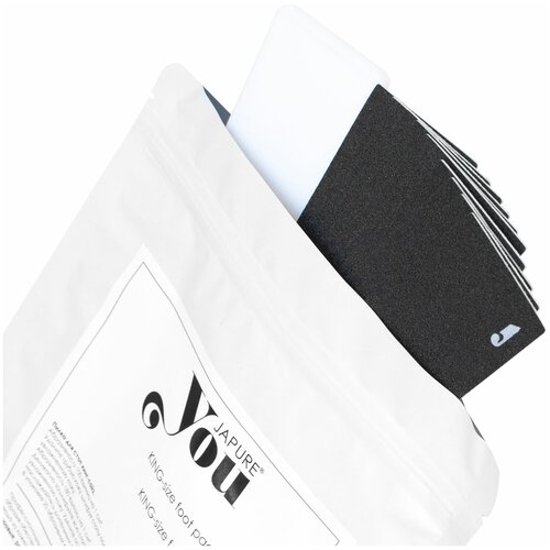 Набор Пилка для стоп кинг-сайз с основой, абразив 100 и 180, в упаковке 20 штук