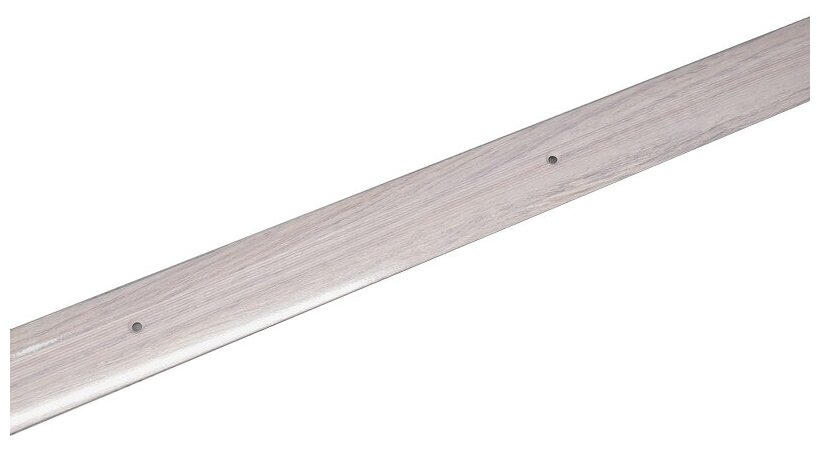 фото Порог/стык напольный алюминиевый, 25мм.*0,9м, дуб хельсинки, профиль стыкоперекрывающий одноуровневый