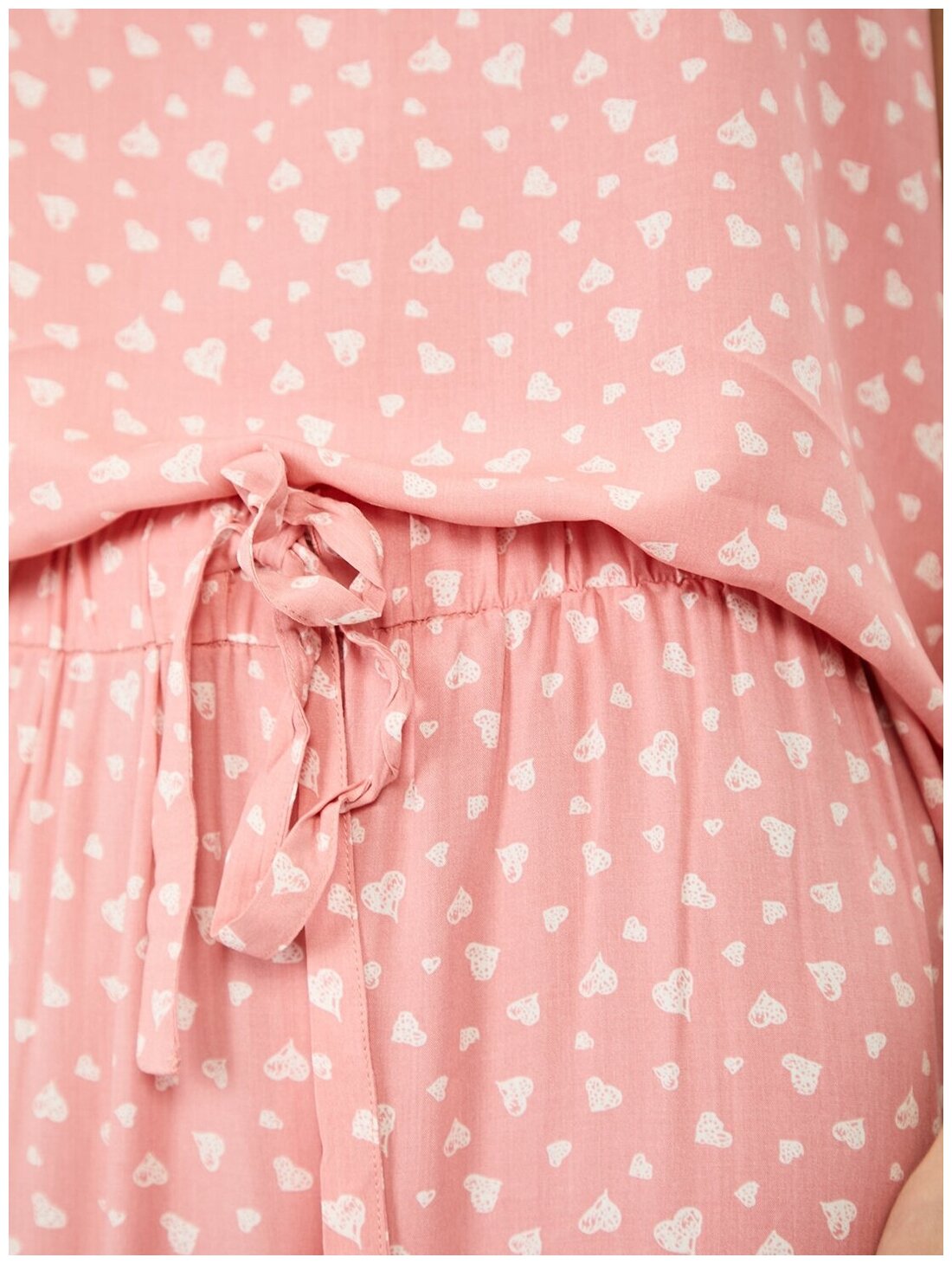 Пижама BAON Пижама с топом и брюками Baon B381006, размер: XS, розовый - фотография № 4