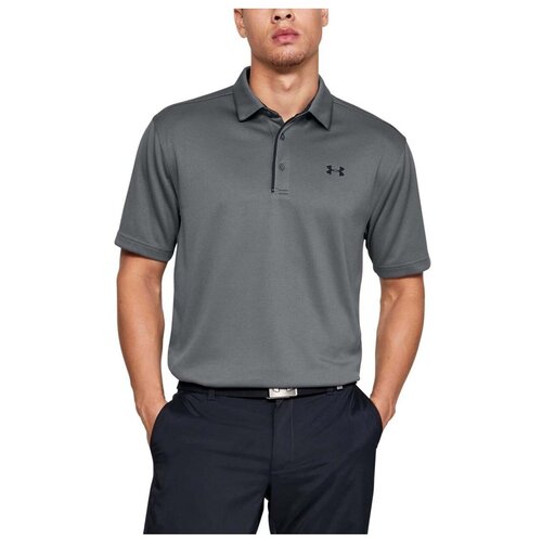 фото Поло under armour, размер lg, серый
