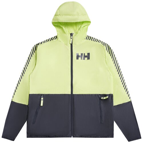  ветровка Helly Hansen, демисезон/лето, капюшон, манжеты, размер S, мультиколор