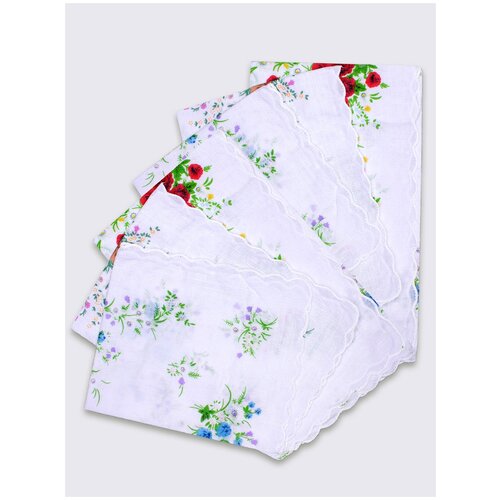 фото 45452-46, набор носовых платков, т. м. etteggy, 30*30 см, 6 шт.