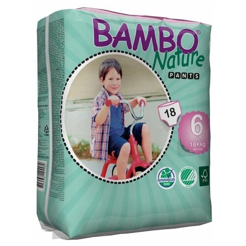 Трусики Bambo Nature XL Plus 18+ кг (18 шт.)