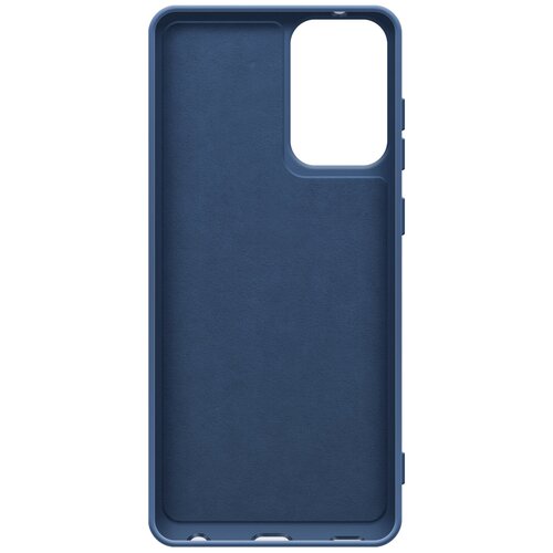 фото Чехол на samsung galaxy a72 силиконовый с защитной подкладкой, синий, brozo