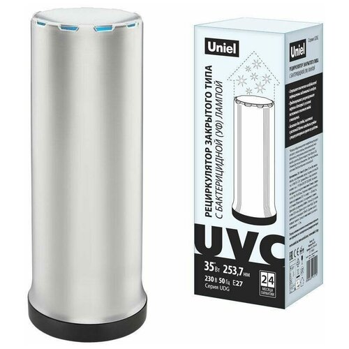 Ультрафиолетовый бактерицидный рециркулятор Uniel UDG-T30A UVCB White UL-00007697