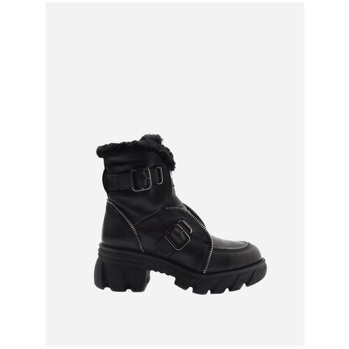 Женские ботинки, NILA-NILA, зима, цвет черный, размер 40