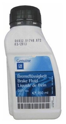 Тормозная жидкость GENERAL MOTORS GM BRAKE FLUID DOT 4, 93160362