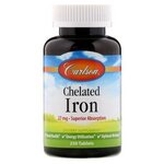 Carlson Labs Chelated Iron (Хелатированное железо) 250 таблеток - изображение