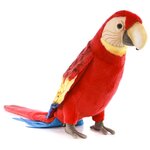 Мягкая игрушка Hansa Попугай Ара красный - изображение