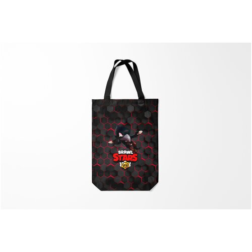 фото Сумка-шоппер / 31х42 см / геймерам / brawl stars crow burnettie