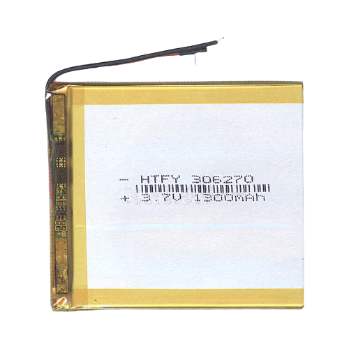 Аккумулятор Li-Pol (батарея) 3*62*70мм 2pin 3.7V/1300mAh