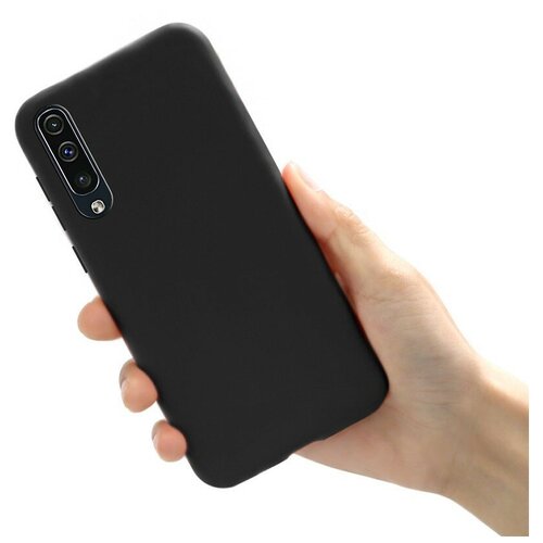 Накладка силиконовая Silicon Cover для Samsung Galaxy A50 (2019) SM-A505 черная hard cover galaxy a50