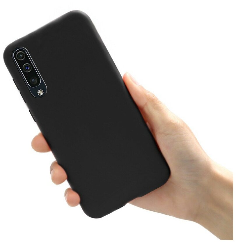 Накладка силиконовая Silicon Cover для Samsung Galaxy A50 (2019) SM-A505 черная