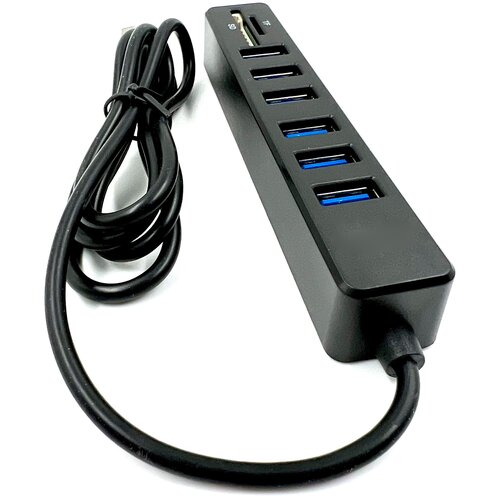 USB HUB (концентратор) + SD + TF / разветвитель переходник адаптер / х6 USB