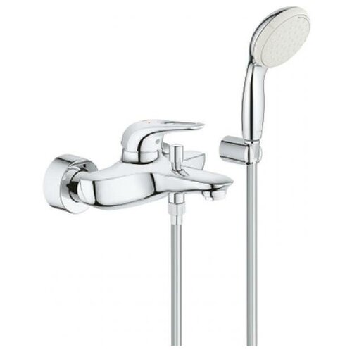 Смеситель GROHE Eurostyle New для ванны с душевым набором, хром (3359230A)