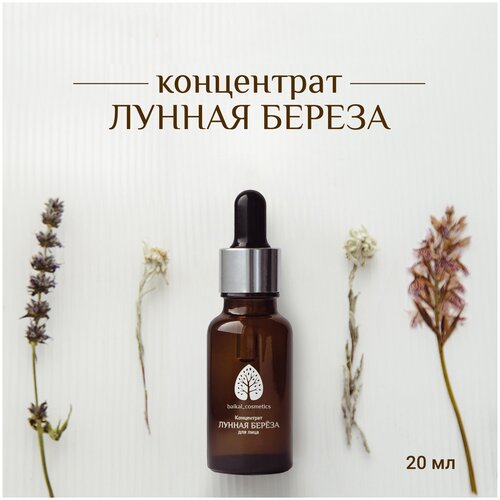 Масло для тела массажное для жирной и проблемной кожи Baikal Cosmetics Концентрат Лунная береза, 20 мл.