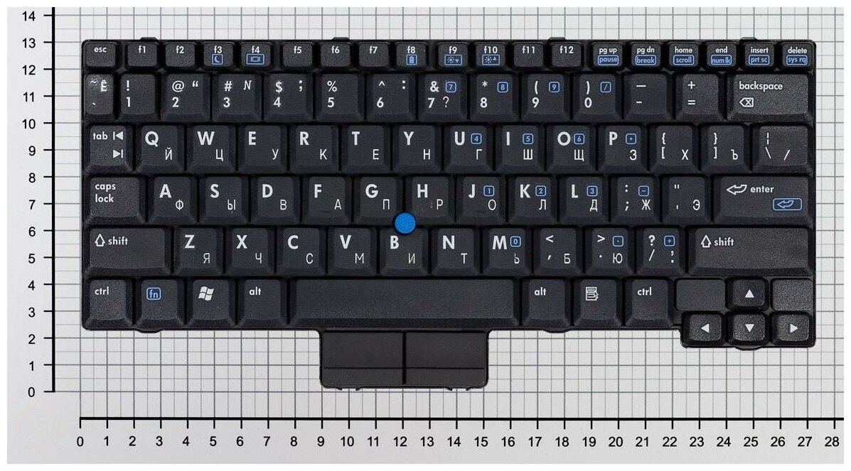 Клавиатура для ноутбука HP Compaq AE0T1TP7111 русская черная