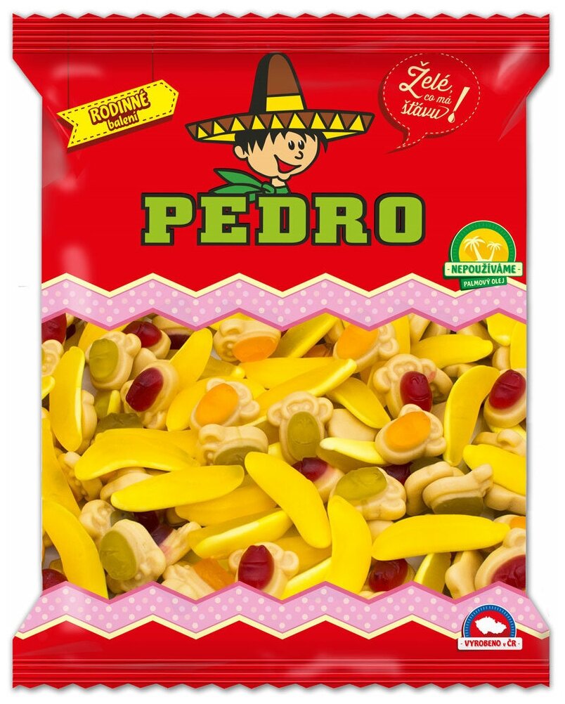 Мармелад жевательный PEDRO Обезьяны и бананы 1 кг