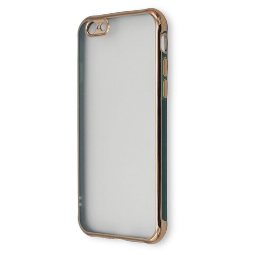 фото Чехол luxury gold для apple iphone 6/6s зеленый ycase